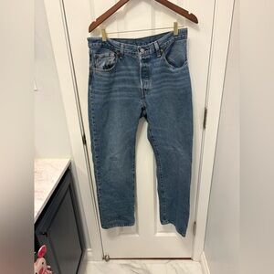 Levi's Woman Straight Blue Jeans
